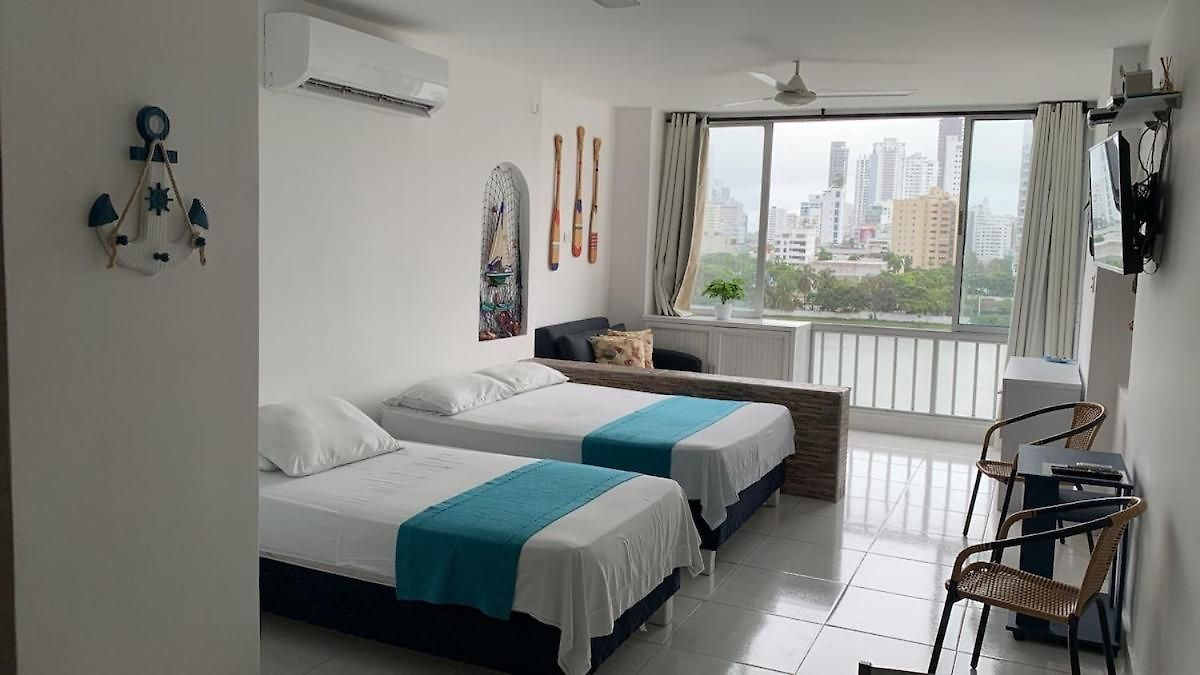 Aparta-estudio Con Hermosa Vista Barrio Laguito Cartagena