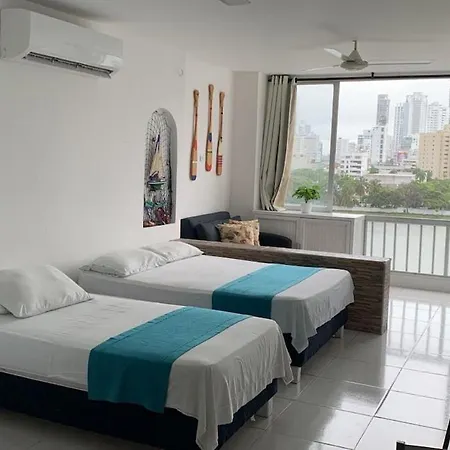 Aparta-estudio Con Hermosa Vista Barrio Laguito Cartagena