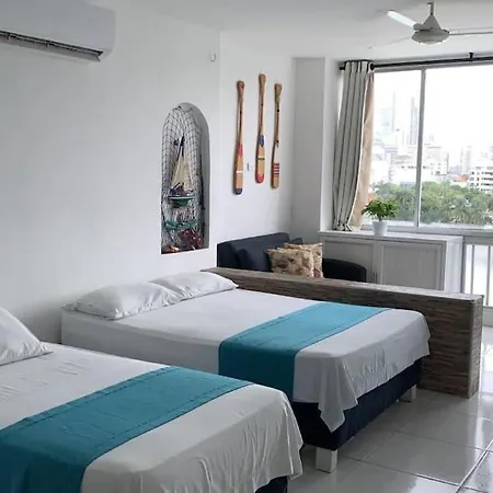 Aparta-estudio Con Hermosa Vista Barrio Laguito Cartagena